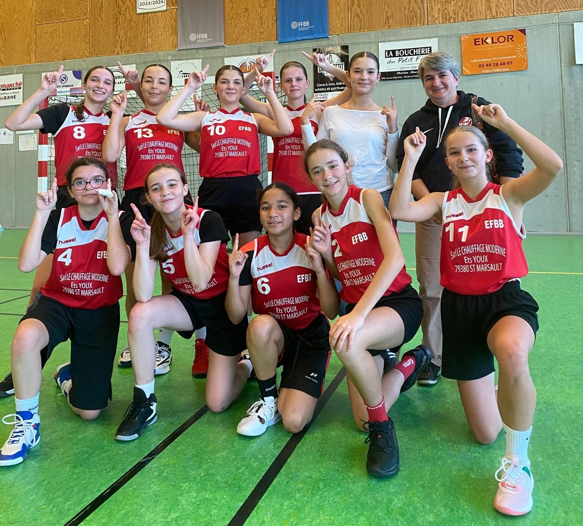 Photo de l'équipe u15 Féminine